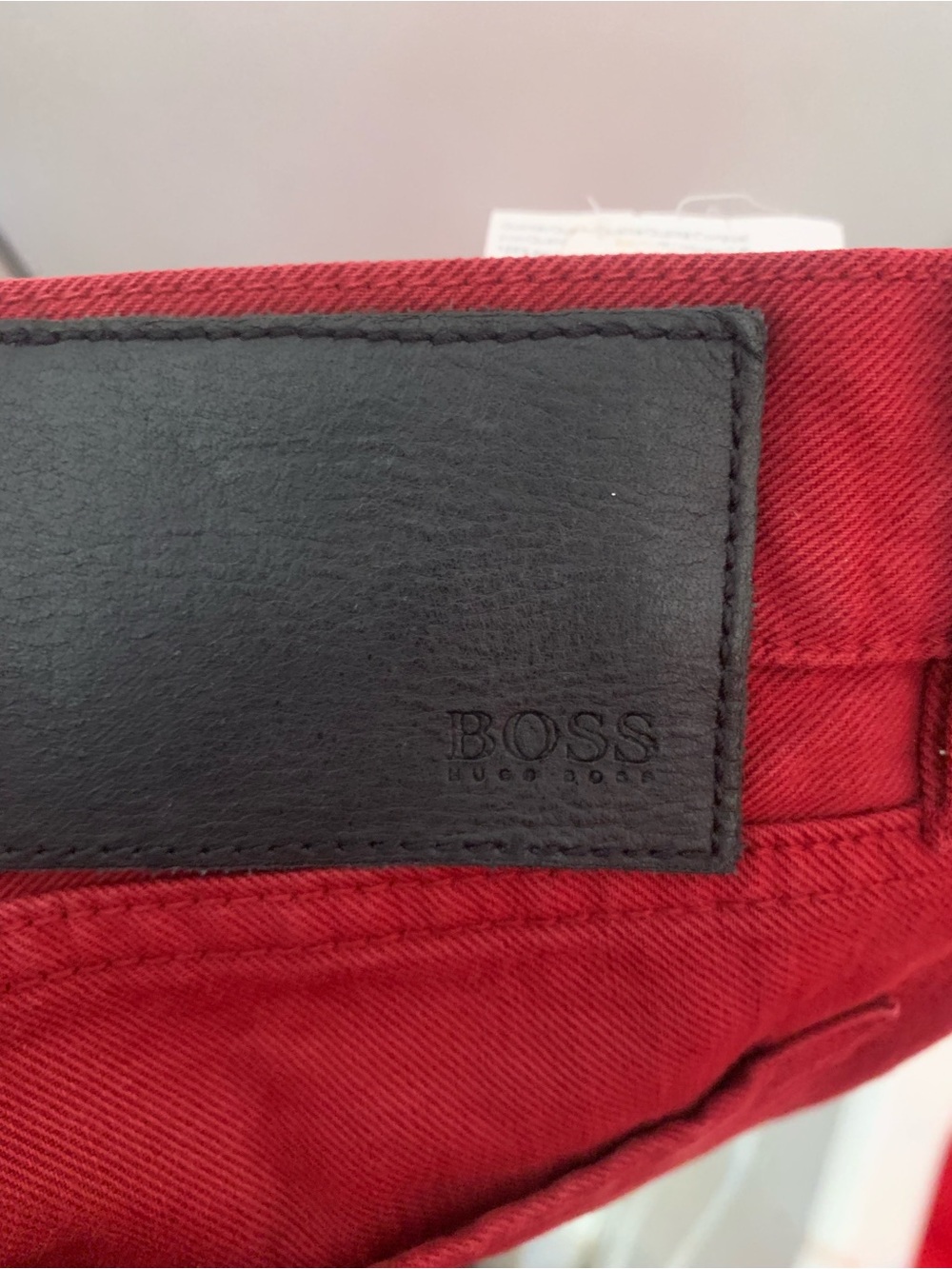 Boss Men’s Slim Jeans in Red